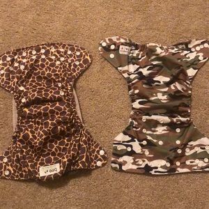 Alva diaper/ little bee changed all in one pocket